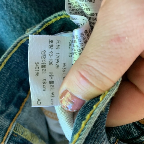 Levi’s 550 High Rise Jeans Straight Leg Mom Denim - Picture 6 of 10